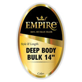 Sensationnel Empire 100% Human Hair Braids Bulk - DEEP BODY BULK 14"